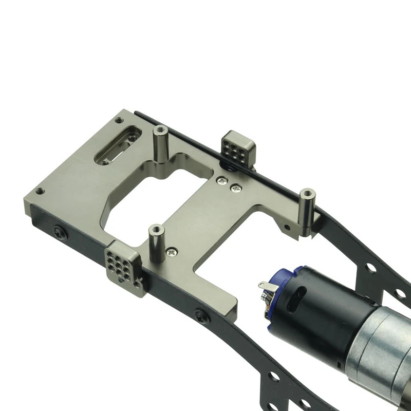 

3 Pcs RC Car Part: 2 Pcs Metal Bracket & 1 Pcs Metal Steering Servo Warehouse Fixed Mounting Bracket