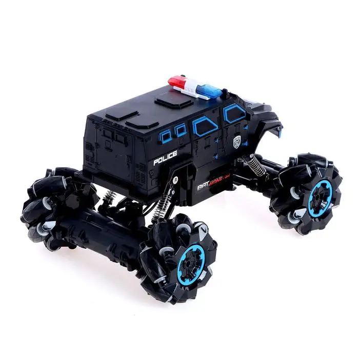 Car radio-controlled &quotJeep Acrobat" 4WD movement in all directions battery color blue | Игрушки и хобби