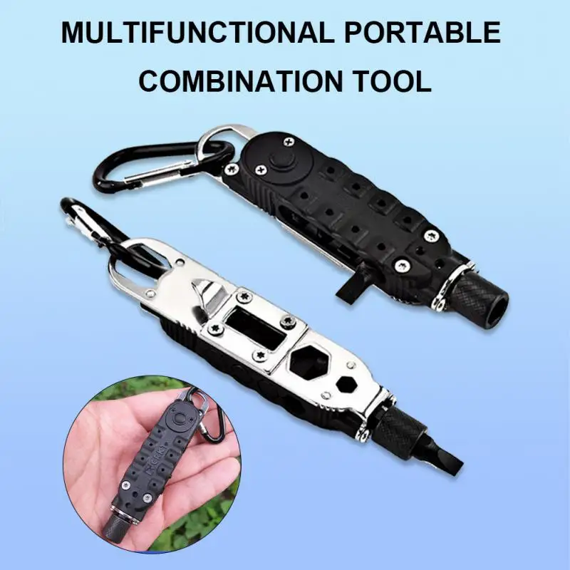 

Multi-function Mini Screwdriver EDC Bottle Opener Tool Set Portable Tool Screwdriver Mini Stainless Steel Screwdriver Wholesale