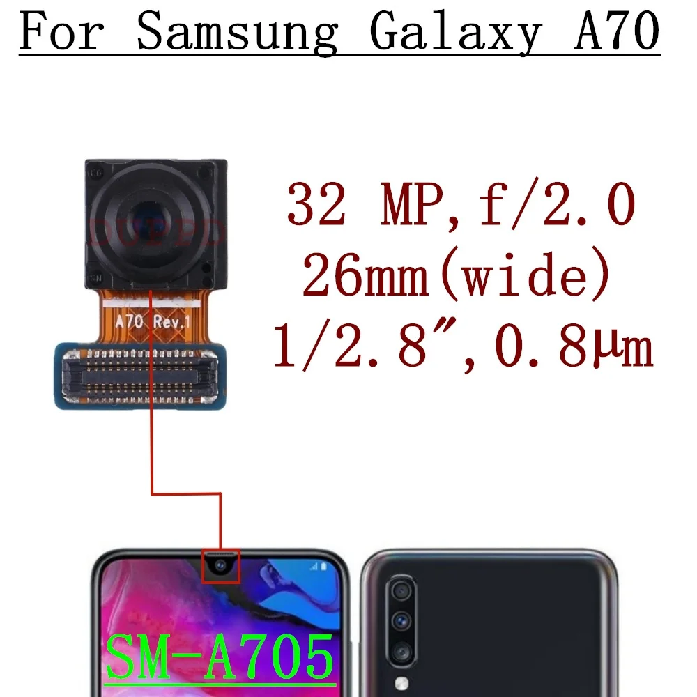 Передняя камера для Samsung Galaxy A70 A705 A705F A70s A707 A707F