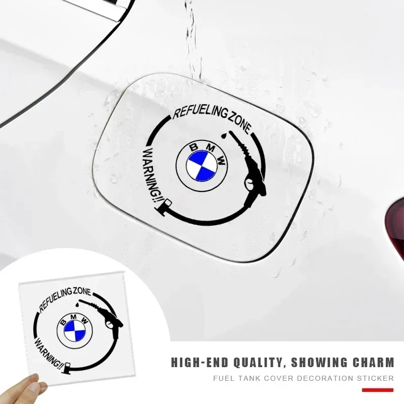 Автомобильные наклейки на крышку топливного бака виниловые модные декоративные