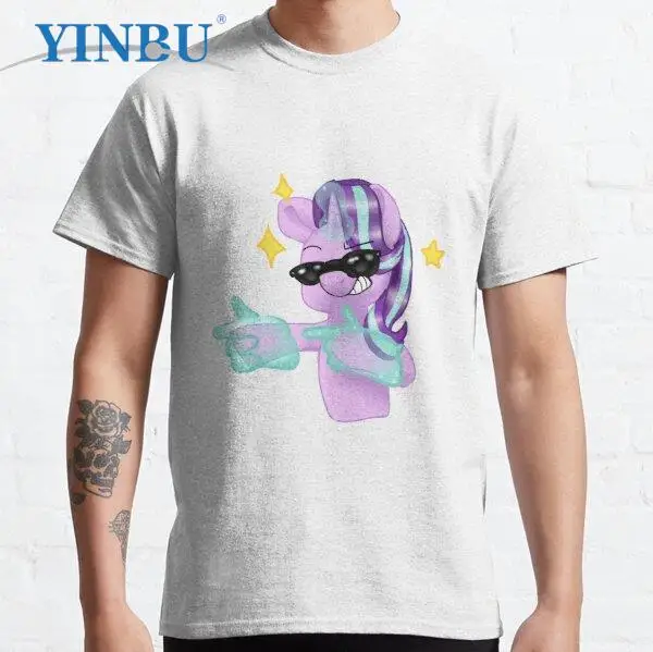 

Starlight Glimmer Is So Cool print YINBU High quality t shirts Men's short starlight glimmer t-shirt funny Graphic Tee