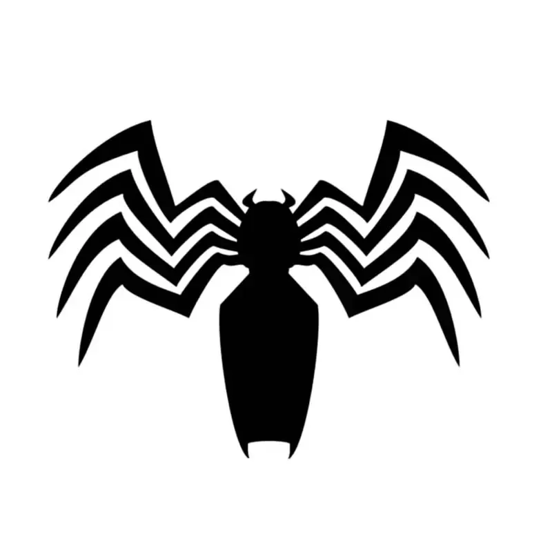Creative Fashion Personality Spider Venom Car Decal Pvc Material Motorcycle Decoration Waterproof Decal15CM PVC KK