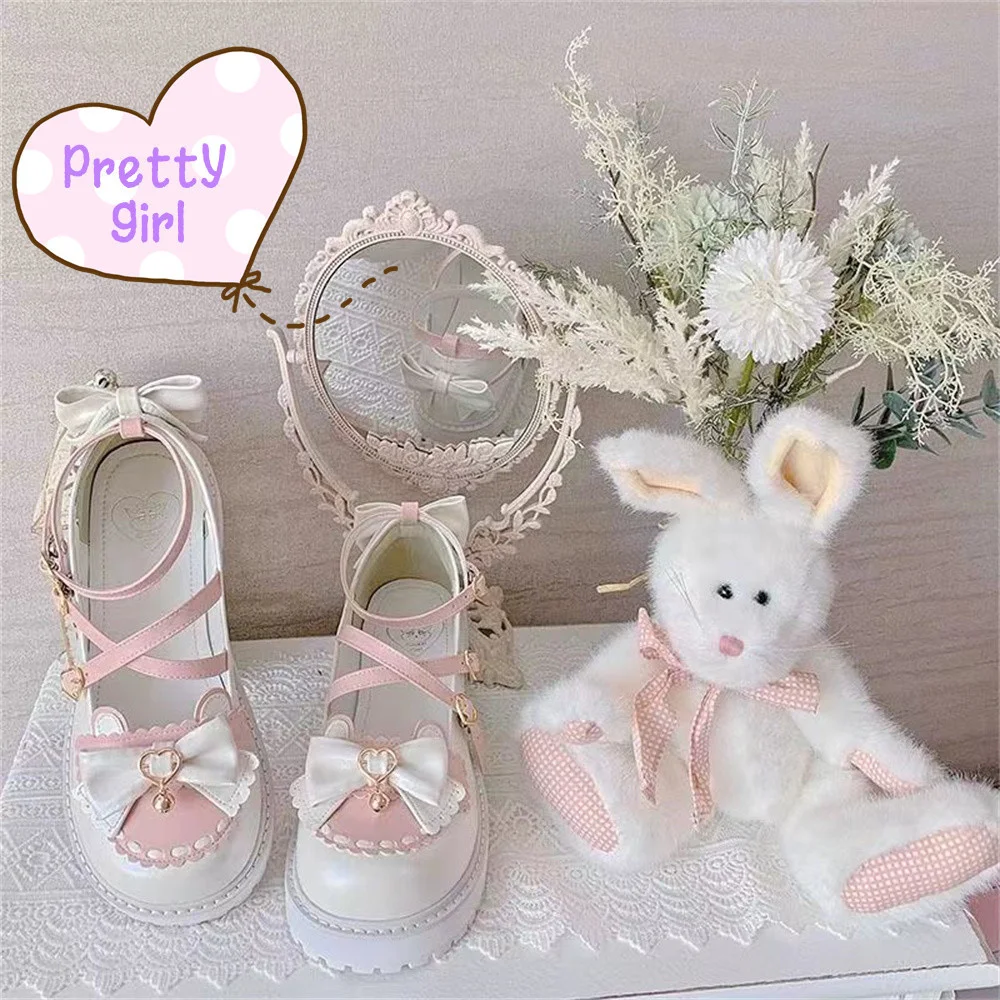 

Женская милая универсальная Униформа JK в стиле униформы Мэри Джейн с круглым носком в стиле ретро маленькие кожаные туфли