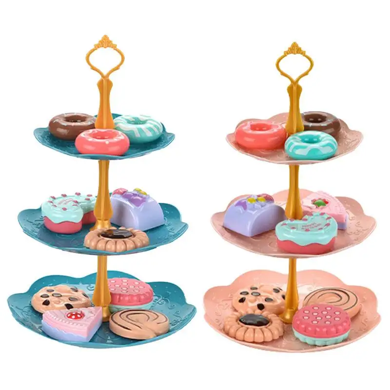 

Детский игровой домик, муляж еды с десертом, имитация чайного пирожного, игровой домик с искусственными игрушками
