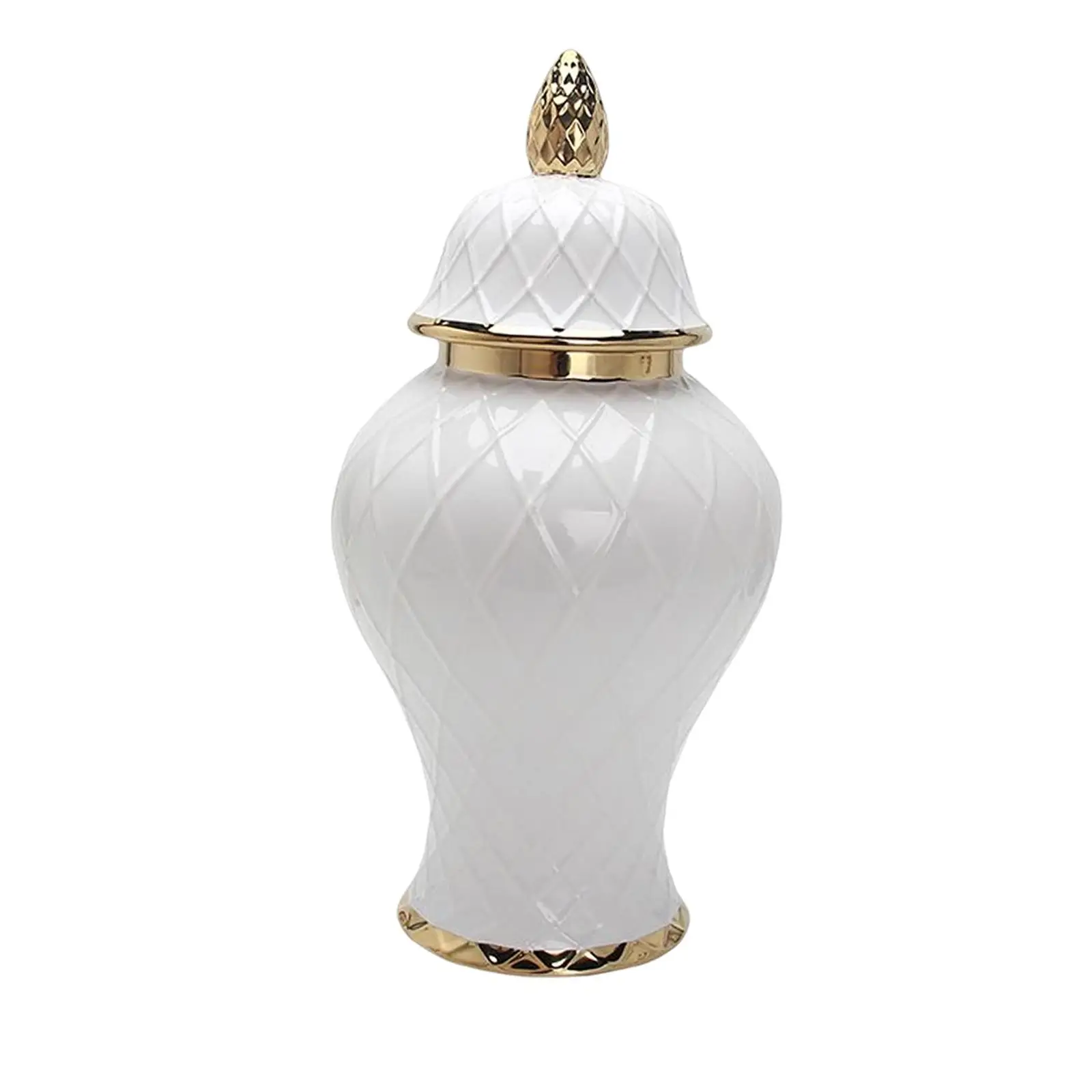 

Classical Ceramic Ginger Jar Handicraft Temple Jars Vase Floral Arrangement