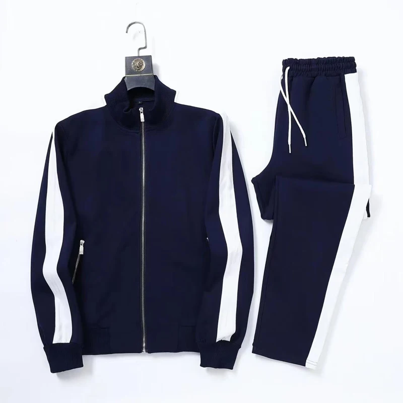 

Мужская спортивная одежда, новинка осень-зима 2023, модный Индивидуальный Повседневный Спортивный костюм из двух предметов с длинными рукавами