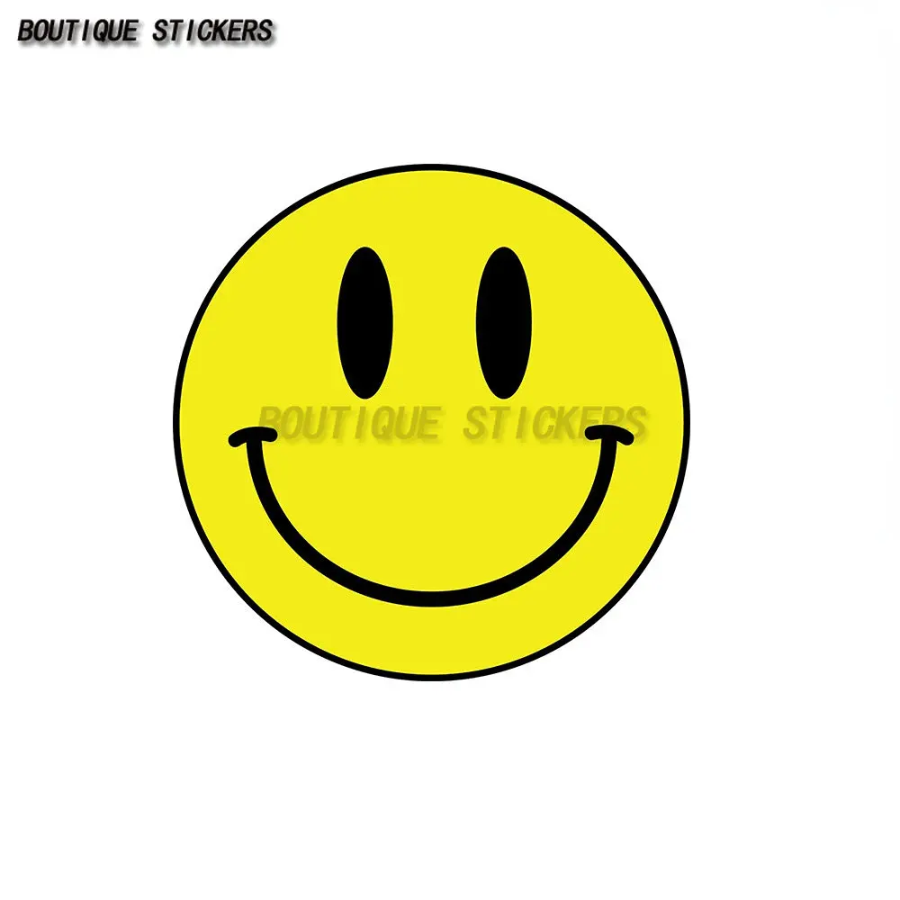 

Модная наклейка со смайликом, аксессуары для украшения автомобиля, мотоцикла, багажа, водостойкая наклейка из ПВХ