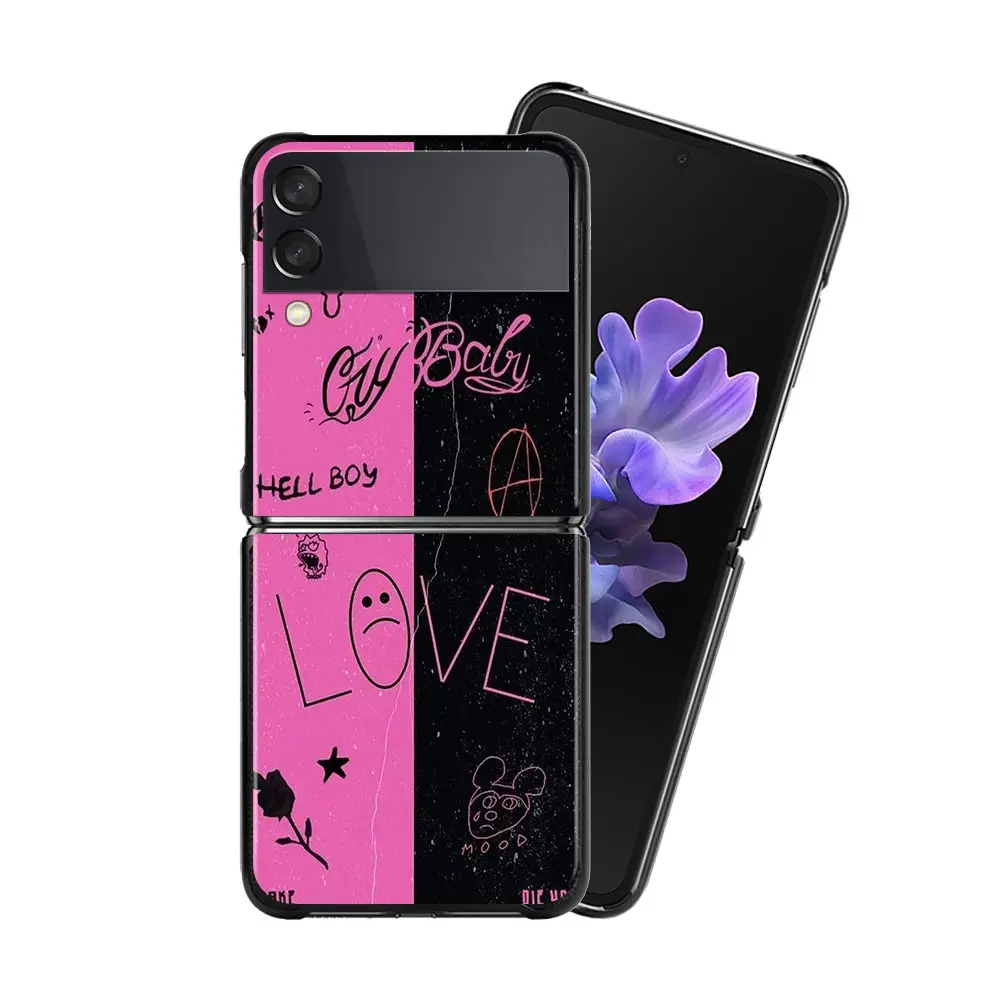 Флип-чехол для Samsung Z Flip3 чехол Galaxy ZF3 ZF ZFlip3 флип-чехол Hell Boy Lil Peep Love - купить по