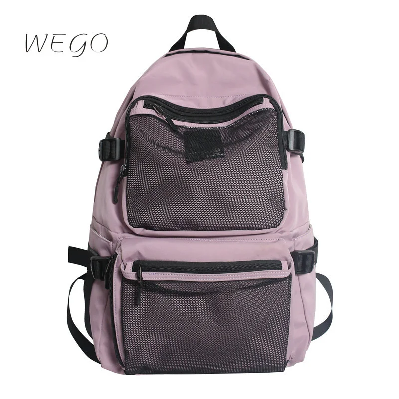 

Schoolbag Women's Simple Harajuku Backpack Men's High School Students Street Large-capacity Computer Backpack