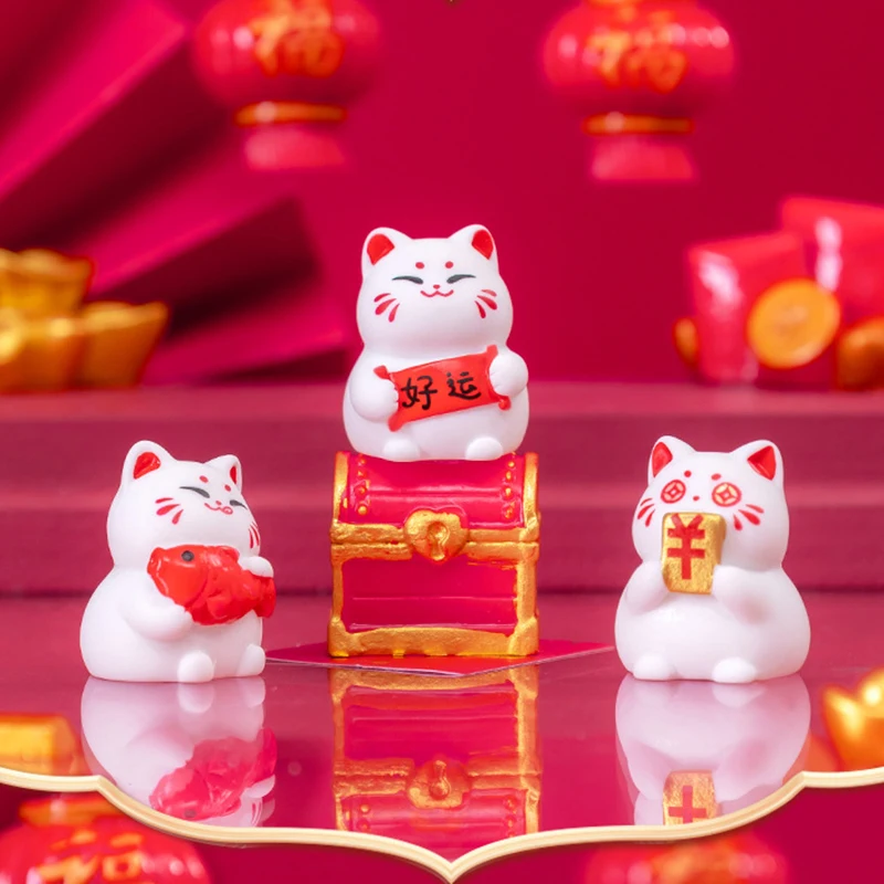 Фигурки кота ESHYLALA из смолы