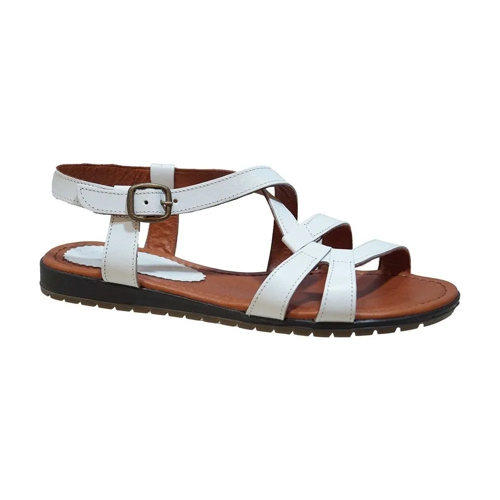 

Dorlie White Leather Women 'S Sandals 087.1491
