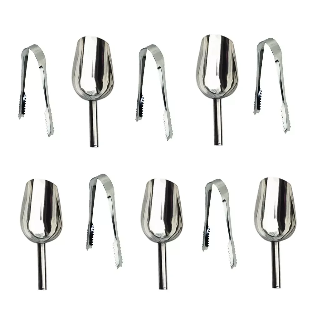 

2022New Stainless Steel Kitchen Tongs Candy Bar BBQ Grilling Tong Ice Sugar Scoops Candy Salad Tools Home Kitchen Tools New