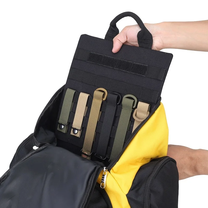 

Tactical Molle Buckle Fixing Belt Storage Panel Inserting Board Module Backpack Expansion Quick Attach EDC Tools Organizer Pad