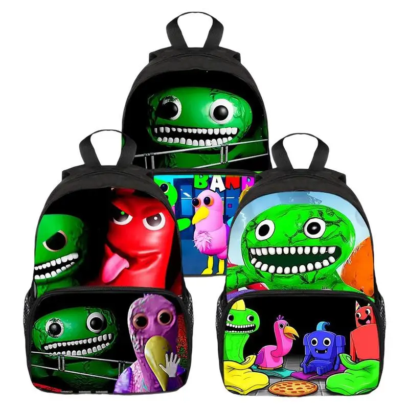 

Модный детский рюкзак с принтом аниме монстров, сумка для книг, органайзер для хранения канцелярских принадлежностей, школьный рюкзак для малышей, пенал для детей