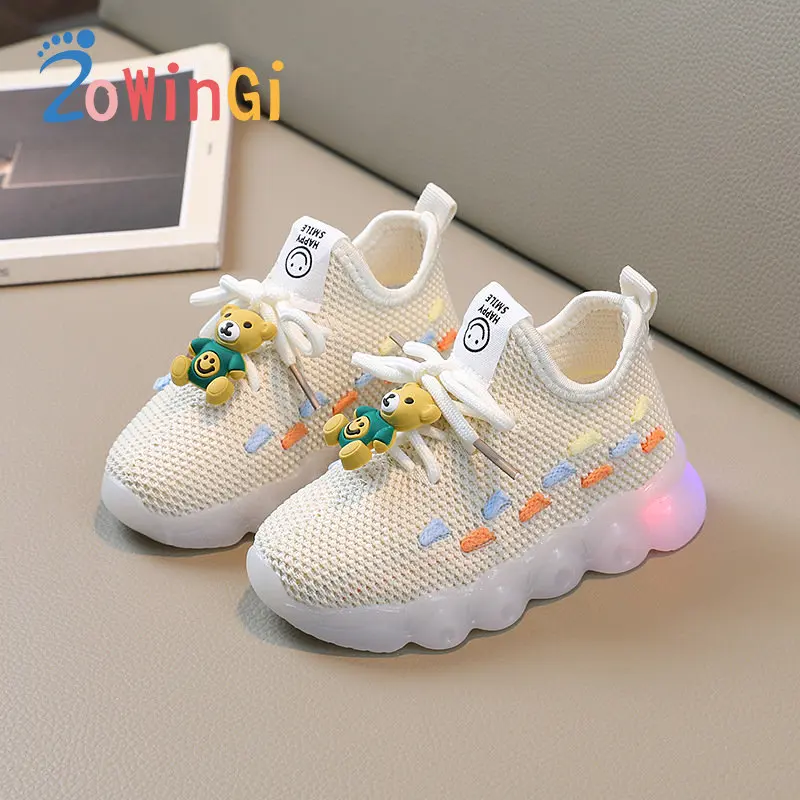 

Детские светящиеся кроссовки со светодиодной подсветкой, размер 22-31