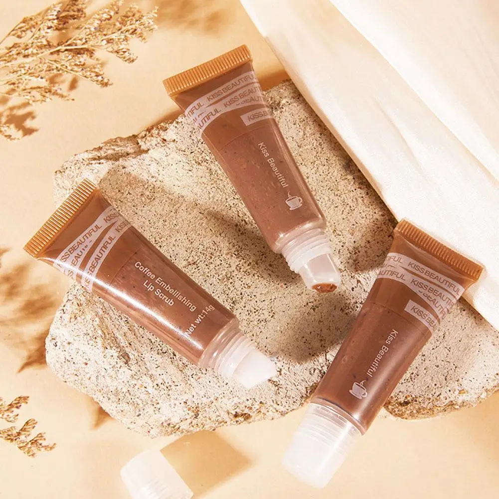 15 мл скраб для губ антисушильный увлажняющий кофе 3 в 1 ремонт эксфолиант Гель