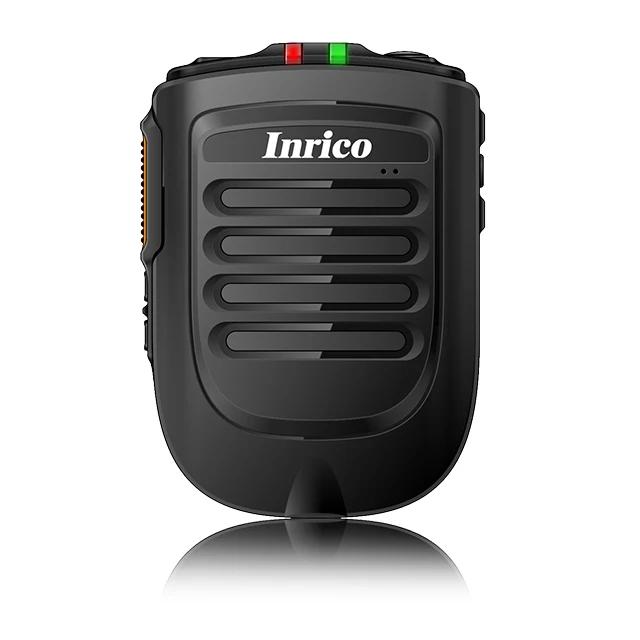 Inrico B01 latest product wireless BT microphone can work with radio Zello realptt and Inrico APP
