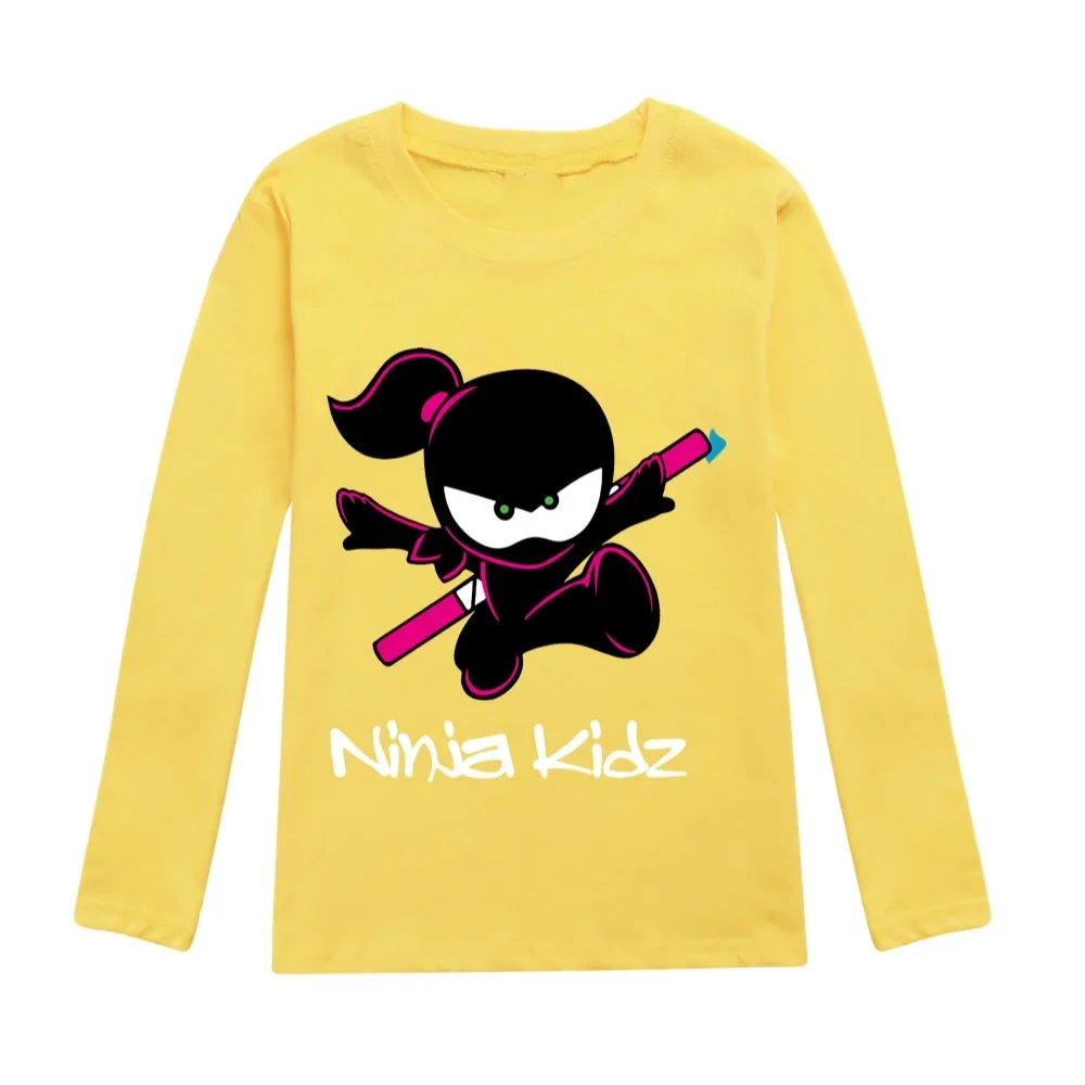 Детская одежда NINJA для мальчиков летняя детская модная футболка с длинным