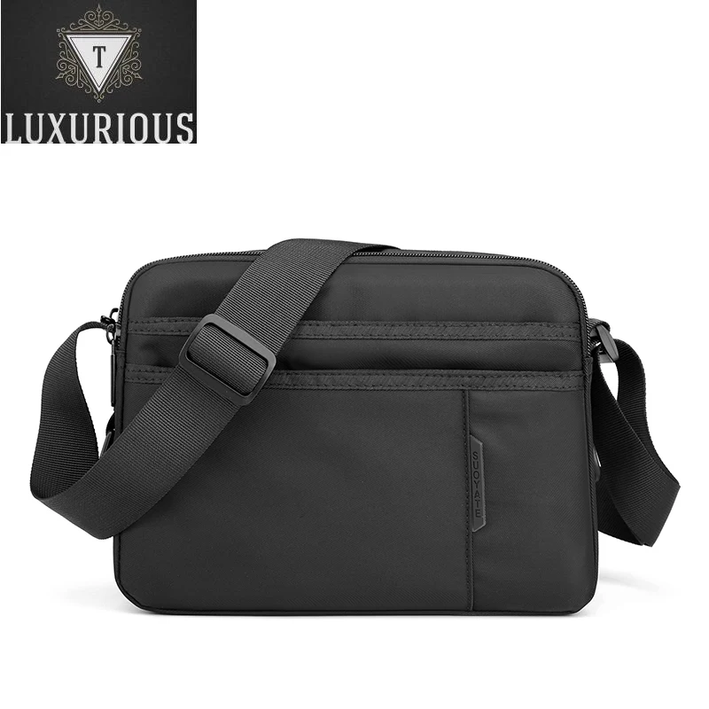 

Crossbody Men Zipper Travel Messenger Pack Male Shoulder Working s Bookbag Briefcase Casual Sling Bag