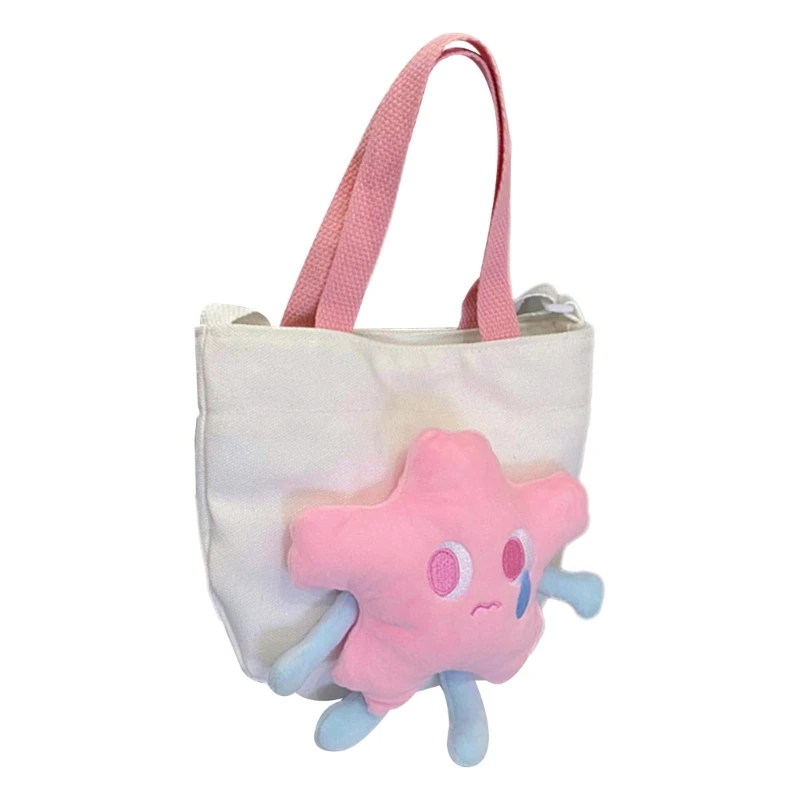 

Cartoon Starfish Shoulder Bag for Women Top Handle Handbag Cute Messenger Bag