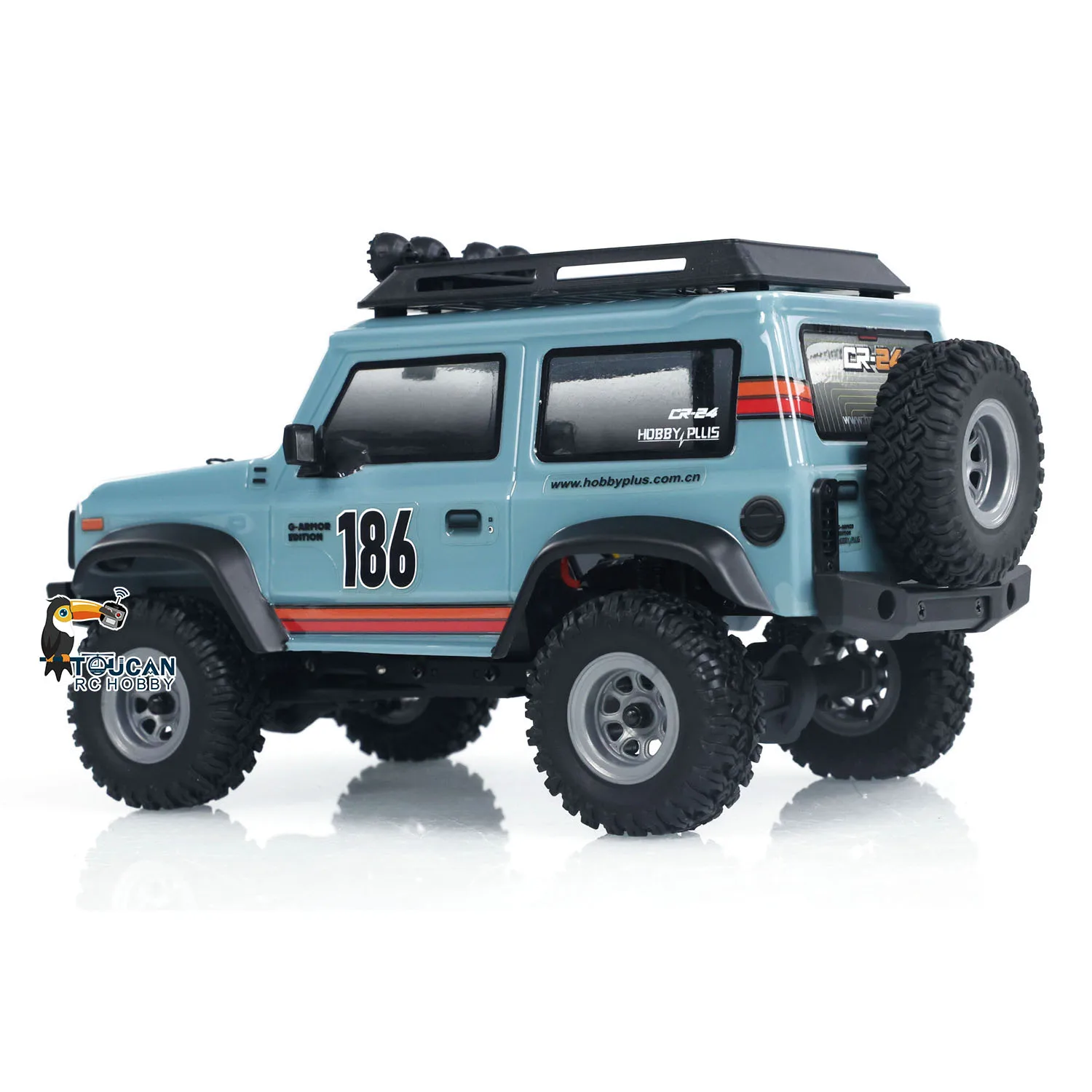 Мини-гусеничный Радиоуправляемый автомобиль 4x4 1:24 Rock 4WD RTR внедорожник сборный