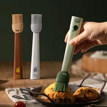 Can Stand Up Baking Barbecue Brush Home DIY Bread Oil Cream Cooking Brush Silicone Oil Brush Kitchen Accessories Gadget