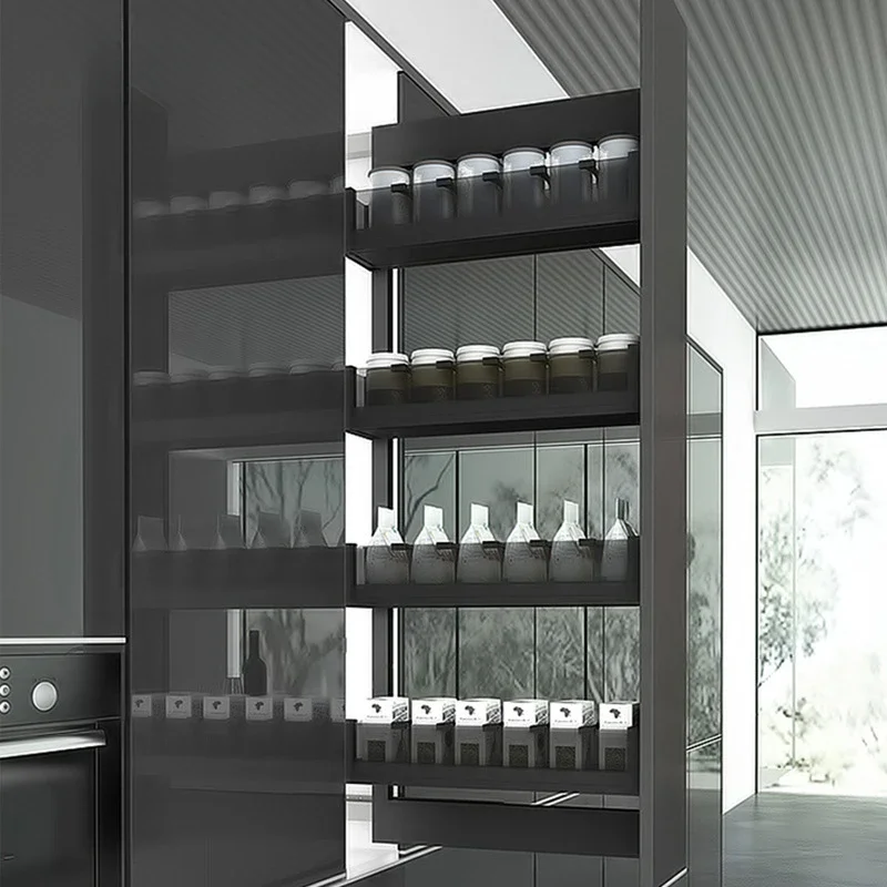 Направляющие для гардероба сверхмощные боковые самовыдвижные направляющие