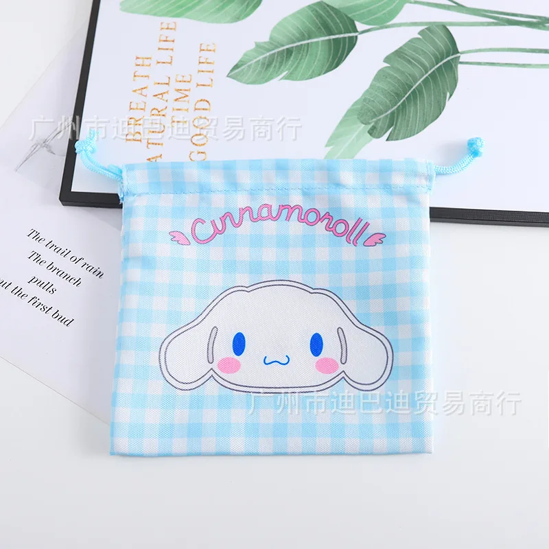 Новая кавайная мультяшная аниме My Melody Cinnamoroll Kuromi с кулиской карманная Милая