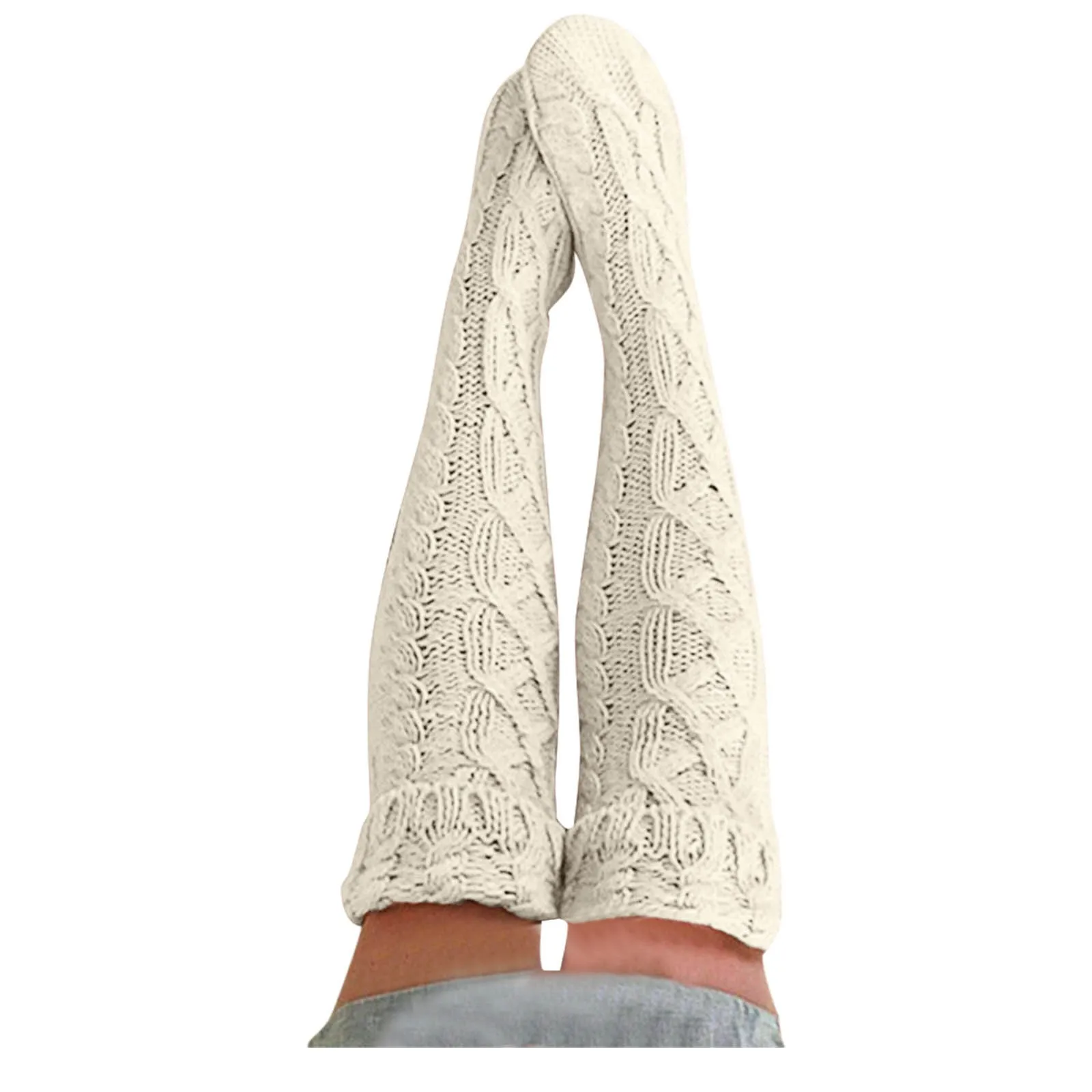 

Socks Knit Thigh Ladies Stockings Girls Keep Gift Cards Stocking Compression Stocking for Arm The Stockings Were Hung Wood Sign