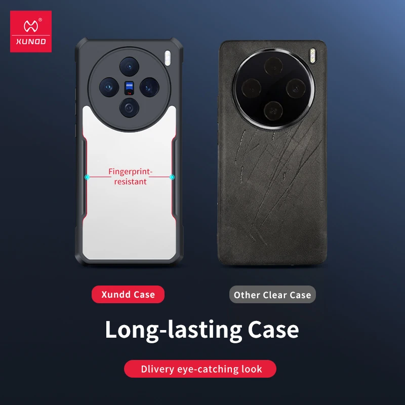 Xundd для VIVO 200 Pro X200 мини-чехол с подушкой безопасности противоударный корпус
