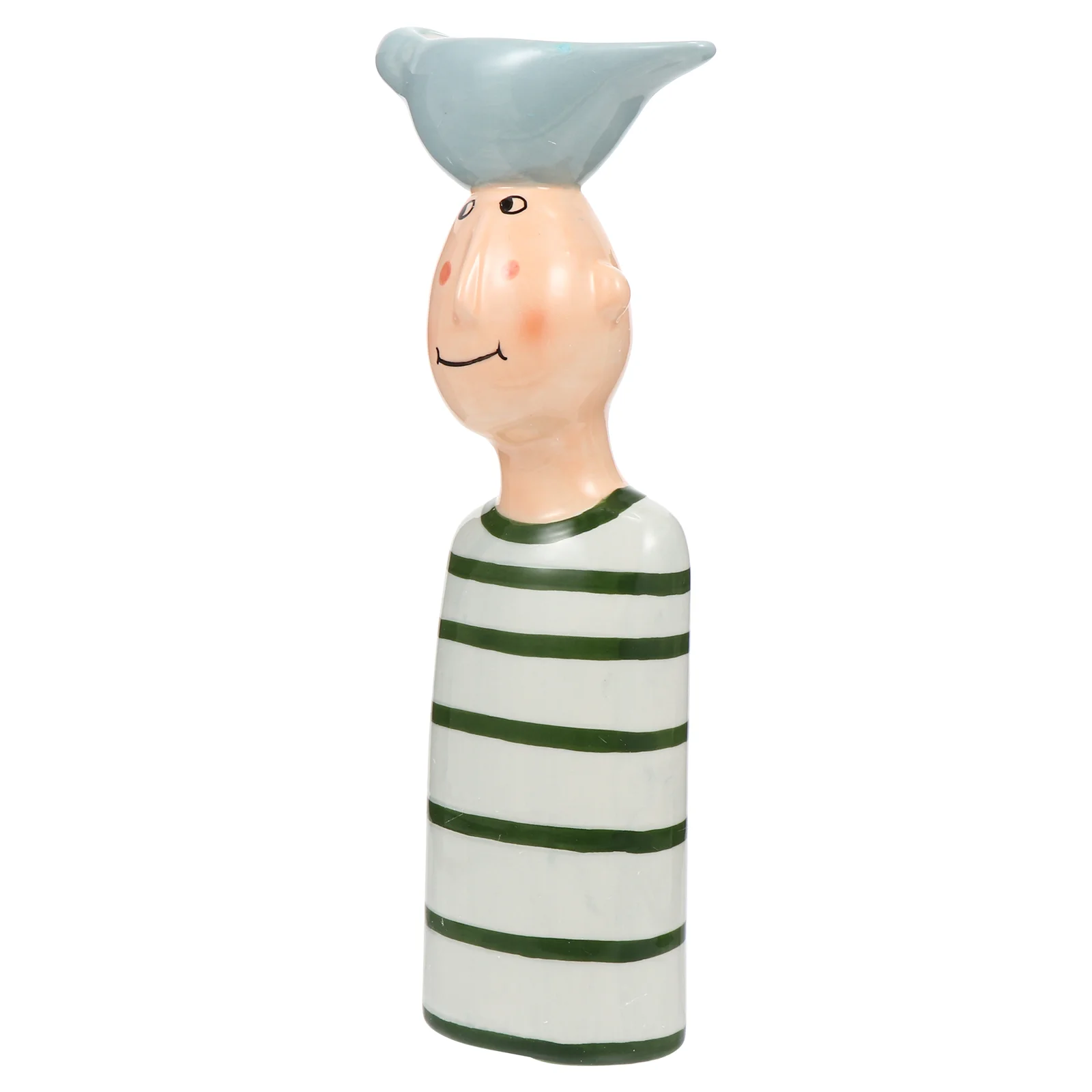 

Vase Flower Ceramic Face Planter Arrangement Head Porcelain Pots Indoor Cartoon Bud Gift Containermother Day Vaserpot Sculpture