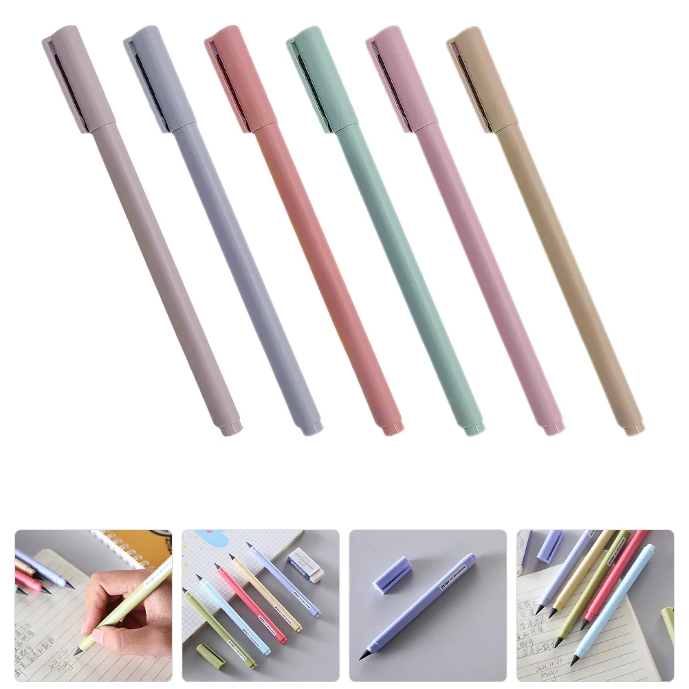

6pcs Erasable Everlasting Inkless Pencils Everlasting Pencils for Writing