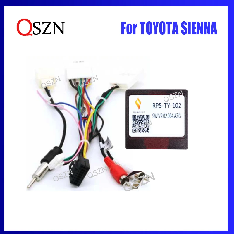 Canbus Box TY-SS-01/RP5-TY-002/RP5-TY-102 для TOYOTA VENZA/SIENNA/AVALON Car Radio Android с кабелем питания |