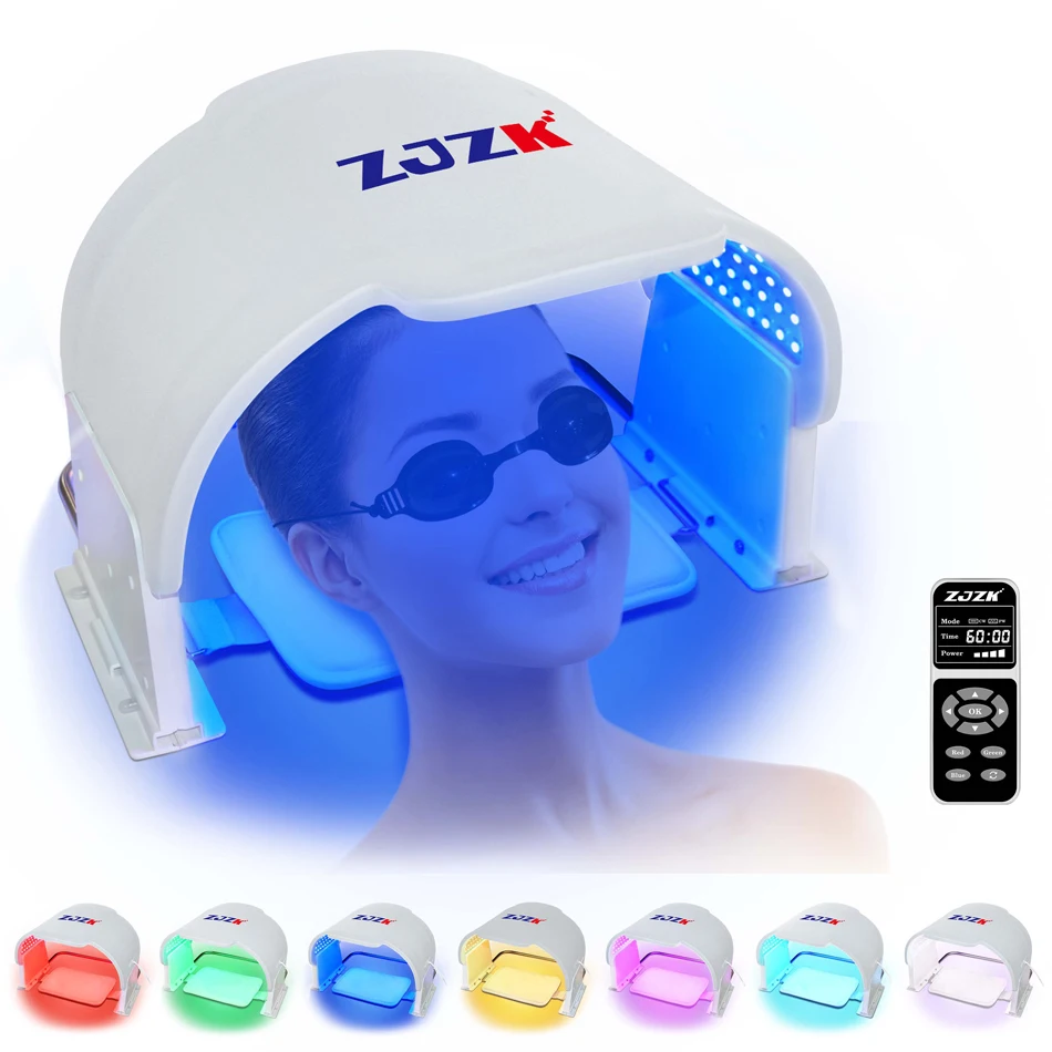 Светодиодная маска для лица и шеи фототерапия косметические аппараты со