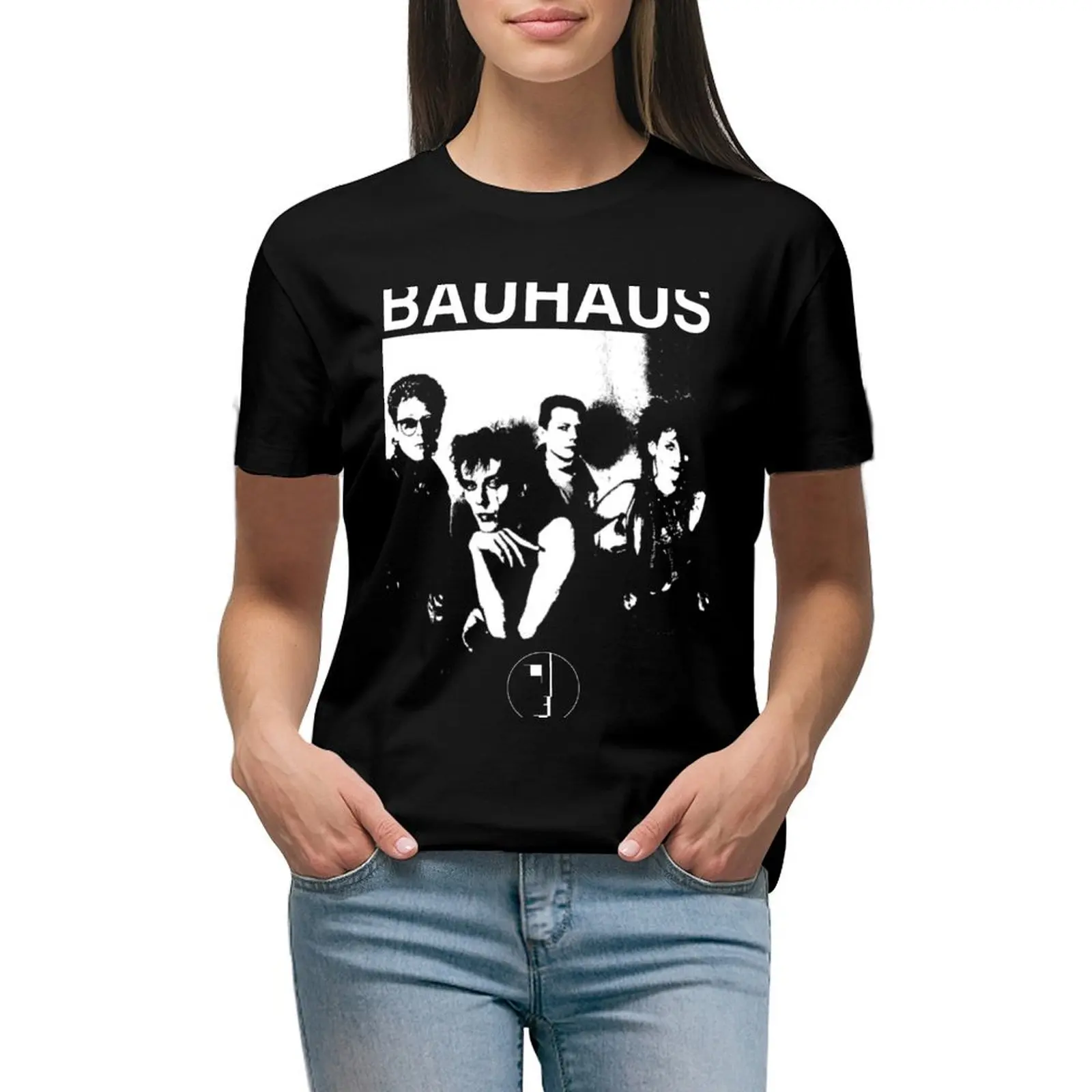 Bauhaus 80-х годов веселая кавайная одежда летний топ женская