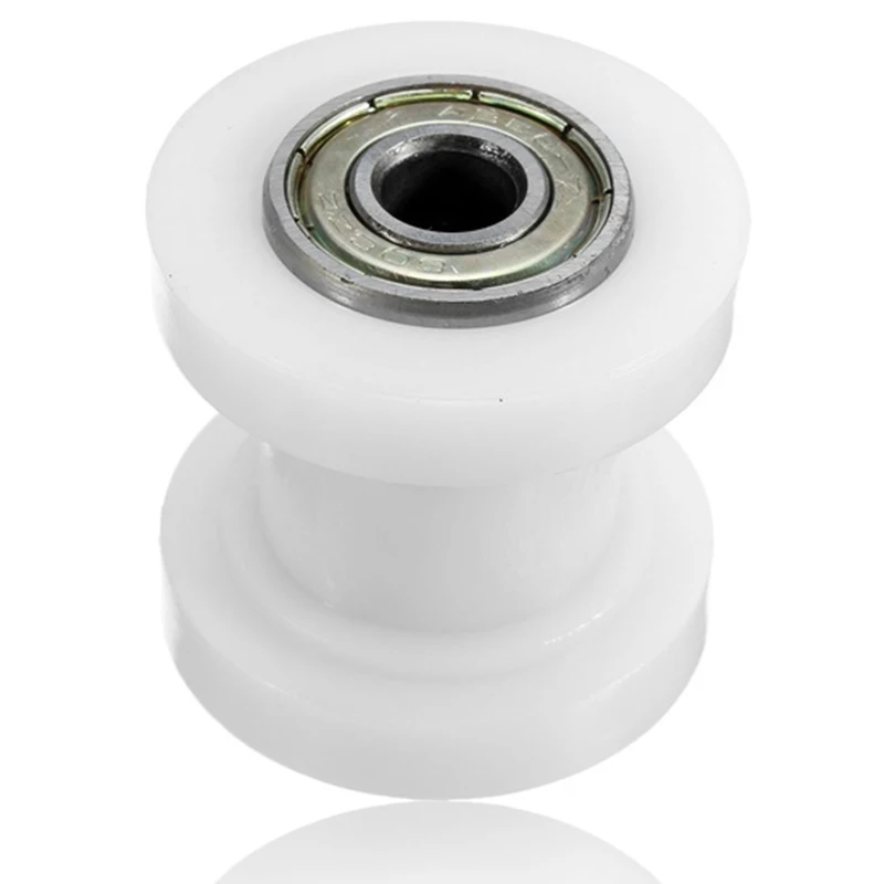 

Off-road motorcycle retrofit chain Guide sprocket chain tensioner rolling wheel suitable for the XR CRF KLX110 (white)