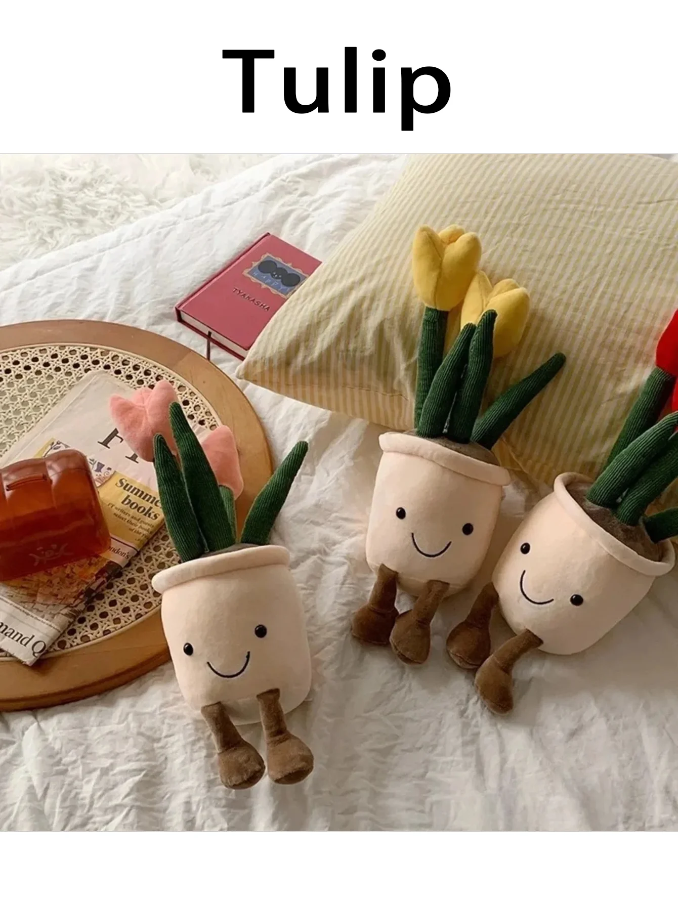 35 См Тканевый Тюльпан Сочные Искусственные Растения Мягкая Игрушка Цветок В