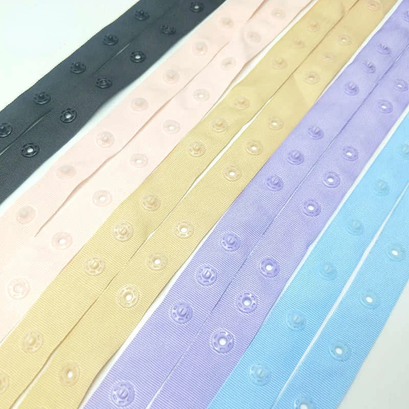 

18mm 1 meter/lot Nylon With Buttons Belt For Kid's Clothes Bags Quilt Sewing Accessories