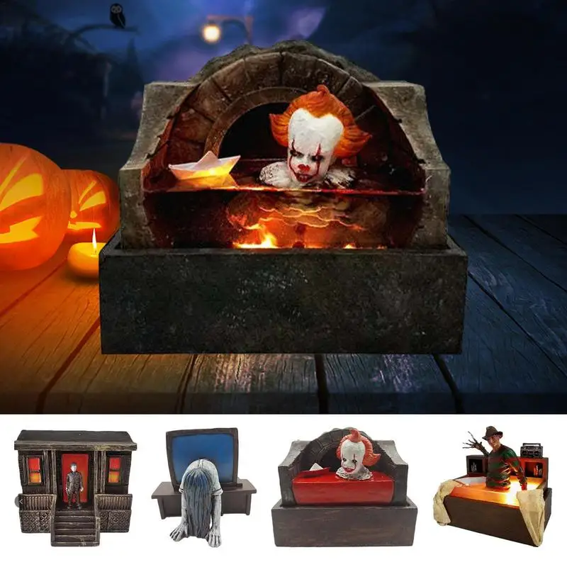 

Halloween Horror Movie Home Decor Horror Movie Character Resin Table Decoration Scary Nightmare Spooky Halloween Party Supplies