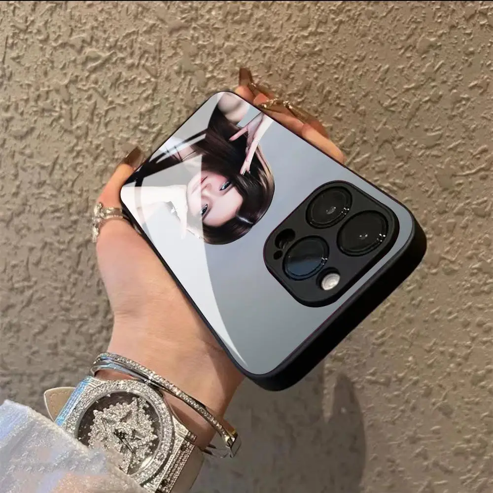 Чехол для телефона Jisoo AMORTAGE S-singers-s для iPhone 17 16 15 14 13 12 Pro Max Xr Air Plus, черныйсеребристый, жесткий корпус (art.: 3920db4585e85) - 3920db4585e85