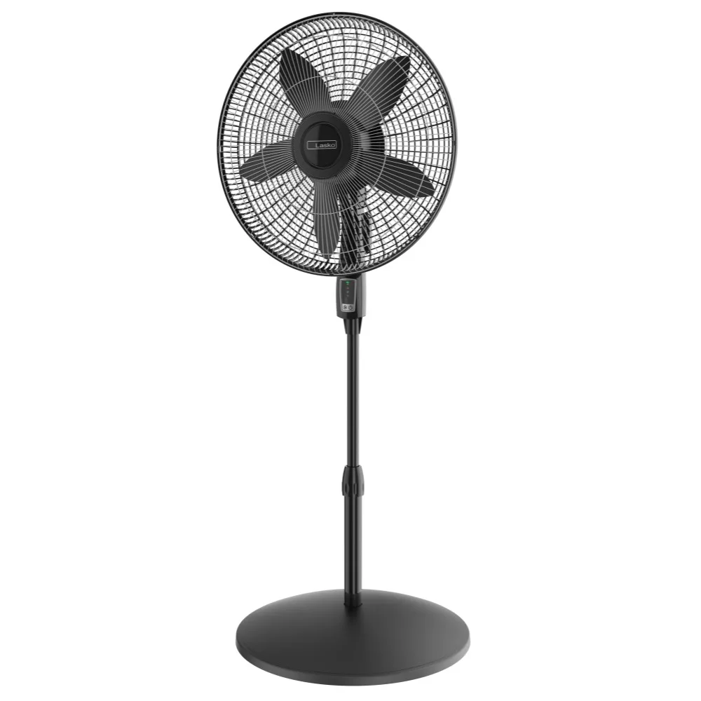 Lasko 18" Oscillating 4-Speed Large Room Pedestal Fan with R