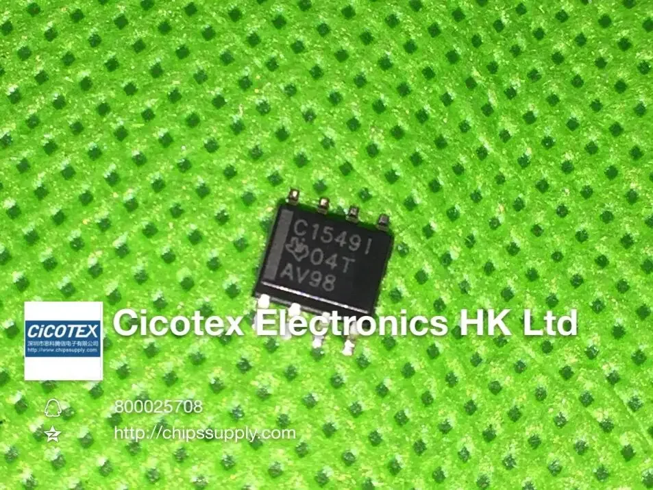 2pcs/lot TLC1549IDR C1549I C15491 SOP8 IC ADC 10BIT 38KSPS 1CH 8-SOIC