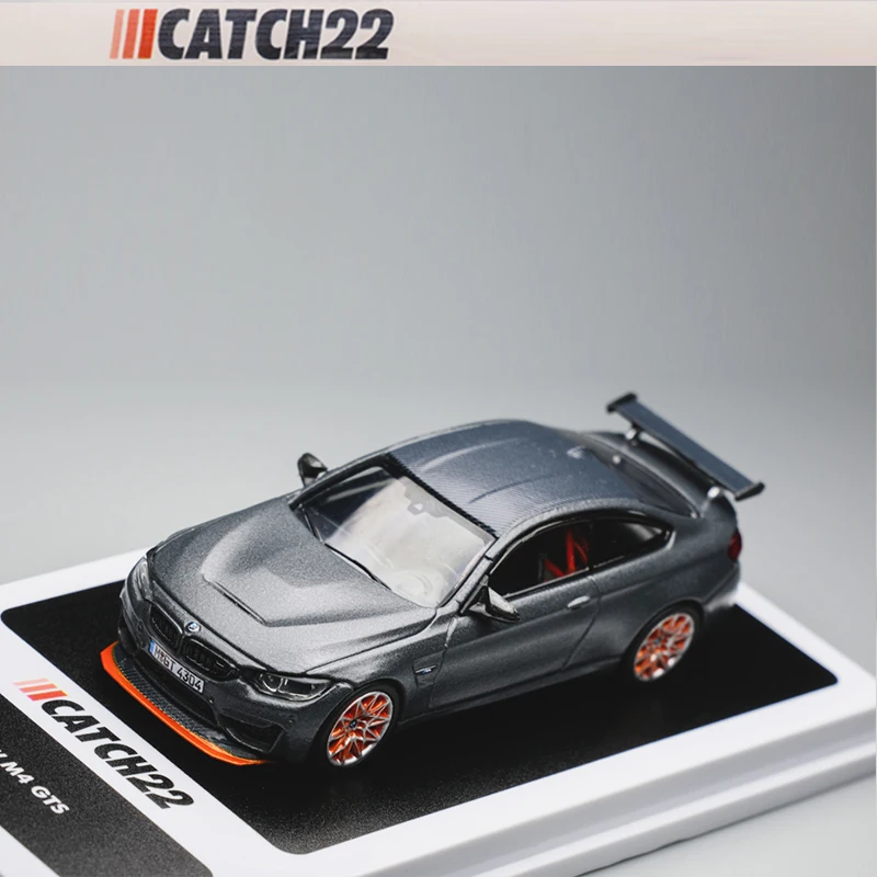 

Catch22 1:64 Model Car M4 GT4 Alloy Die-Cast Vehicle Display - Matt Grey