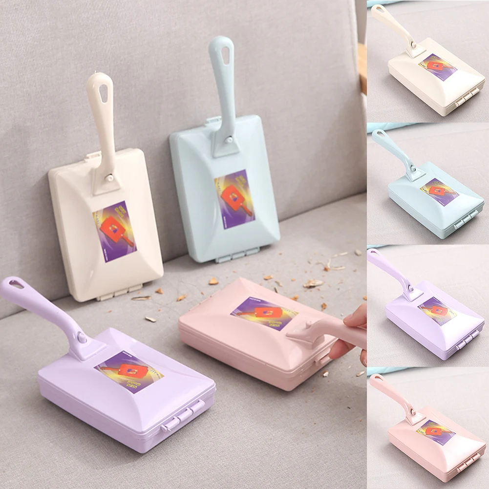 

Double Brush Head Handheld Carpet Table Brush Plastic Sweeper Crumb Dirt Cleaner Roller Tool Home Cleaning Brushes Accessaries