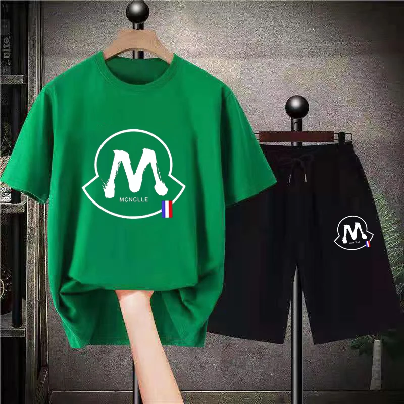 2023 Luxury Brand Men Women T Shirts Suit Shorts Classic Sets 2 Piece Outfits Sets Print 100% Cotton High Quality Free Shipping
