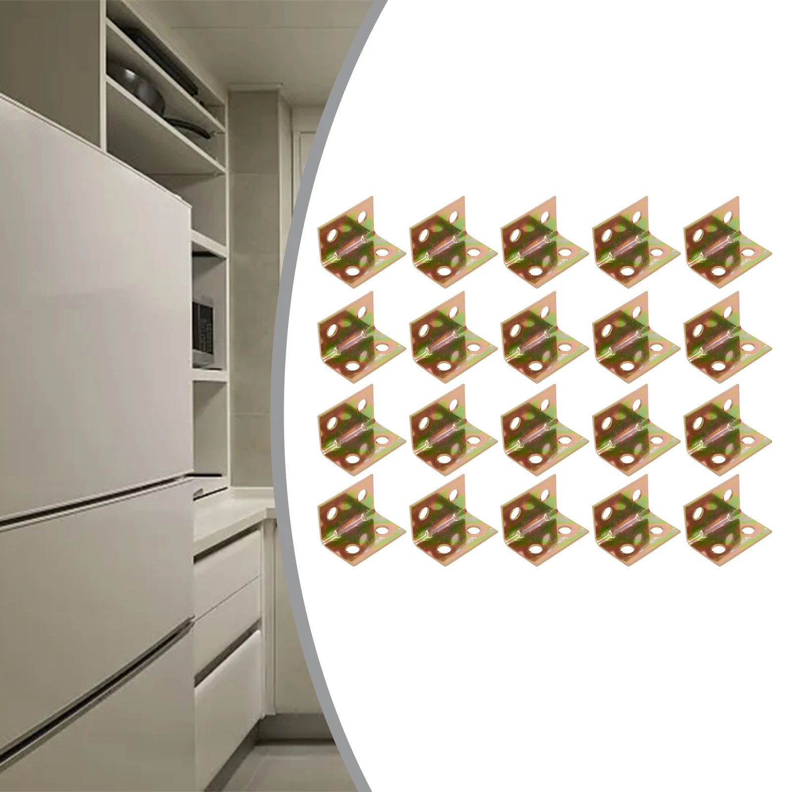 20 шт. угловой кронштейн крепеж для домашних заводских зон утолщенный 90 градусов