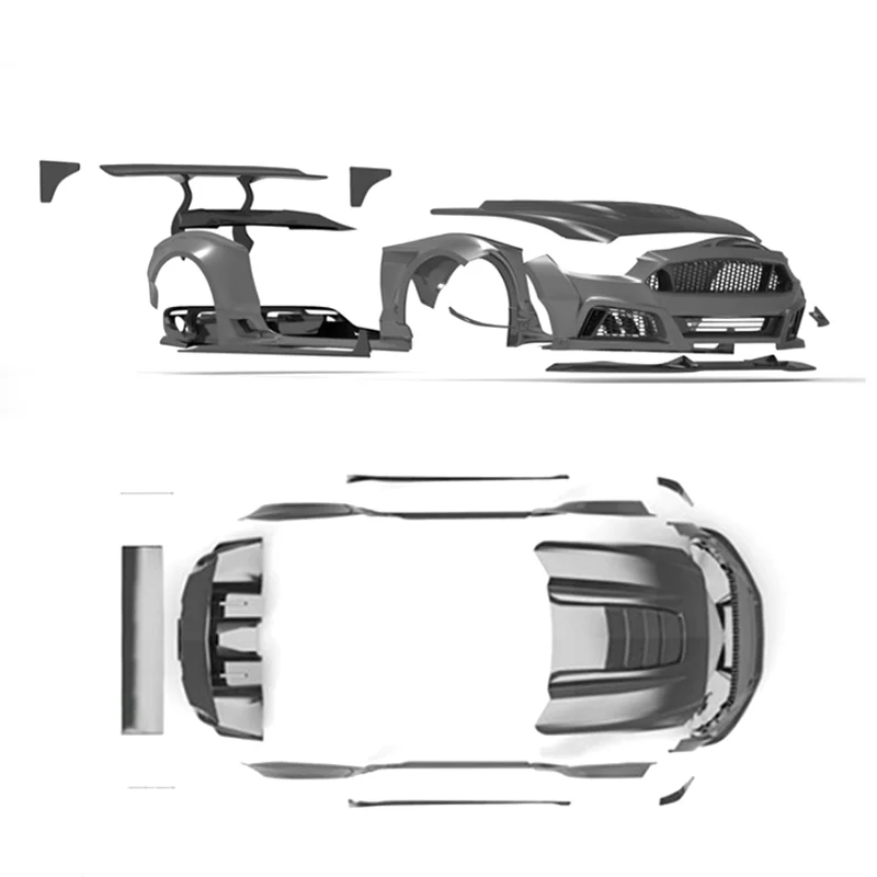Подходит для Ford Mustang 15-17 модифицированный 2-й робот широкоугольное колесо