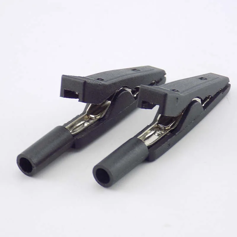 25 пар 10A 30A 50A тестовый адаптер типа крокодил зажим для зонда ручка тест 4 мм