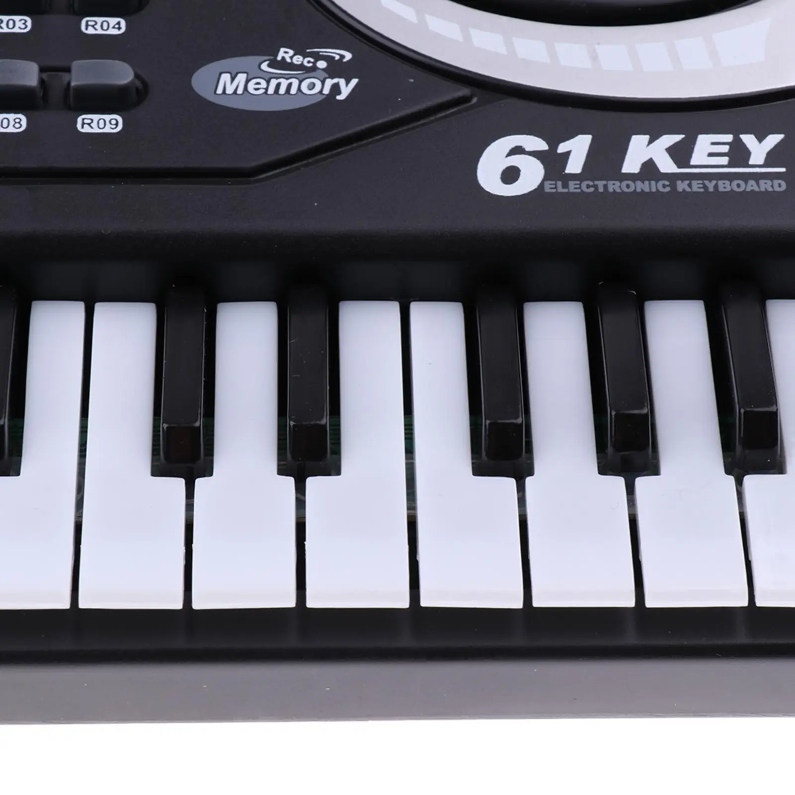 

61-Piano Keyboard with Microphone USB Rechargable for